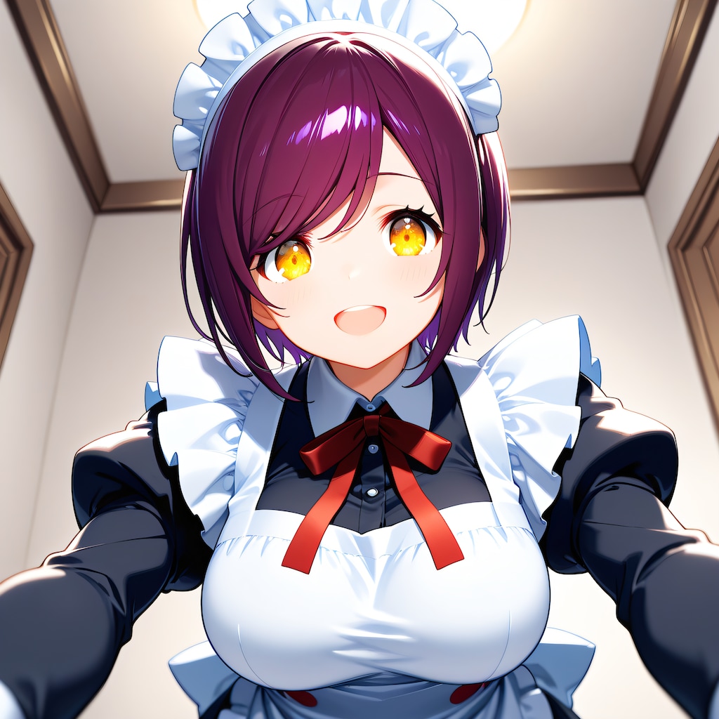 おはようございます（挨拶メイドの芽衣ちゃん）