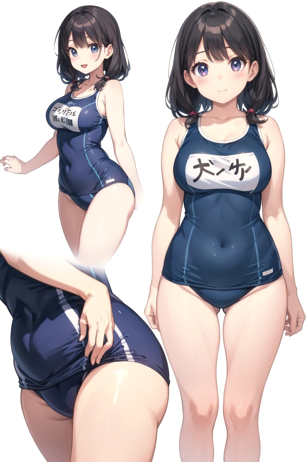 微妙に太ももがむっちりしてる女子