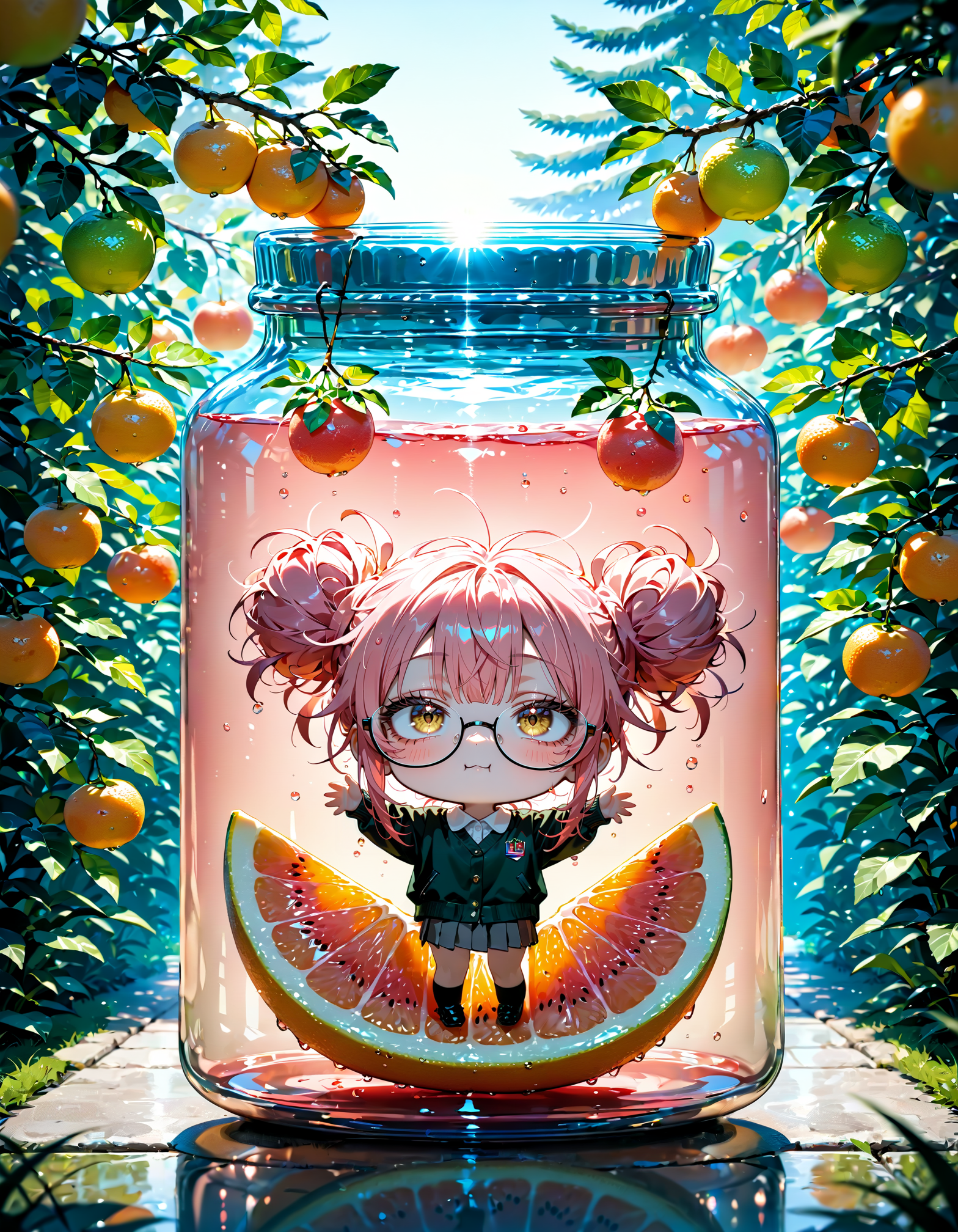 今日は何の日？　フロリダグレープフルーツの日 | の人気AIイラスト・グラビア