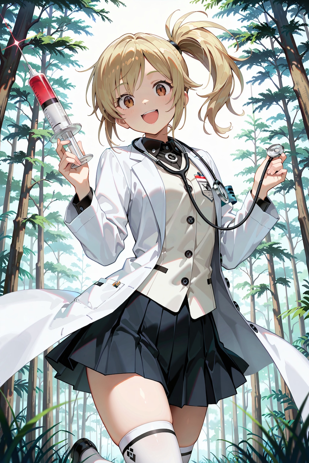 野生の女医が現れた！