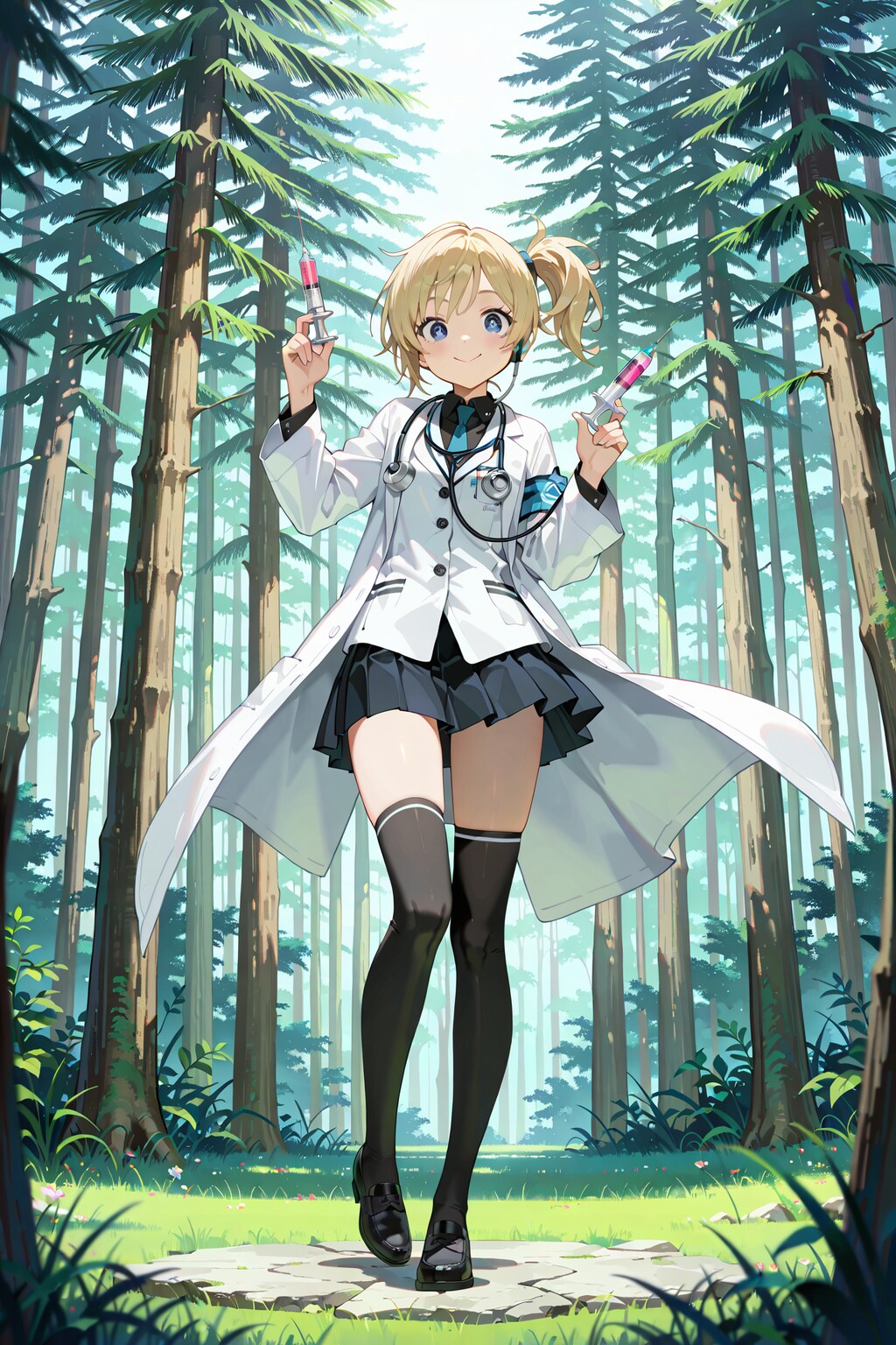 野生の女医が現れた！