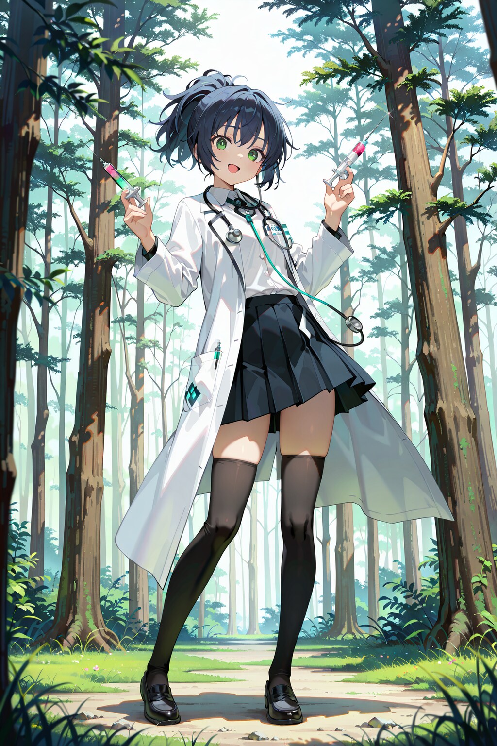 野生の女医が現れた！