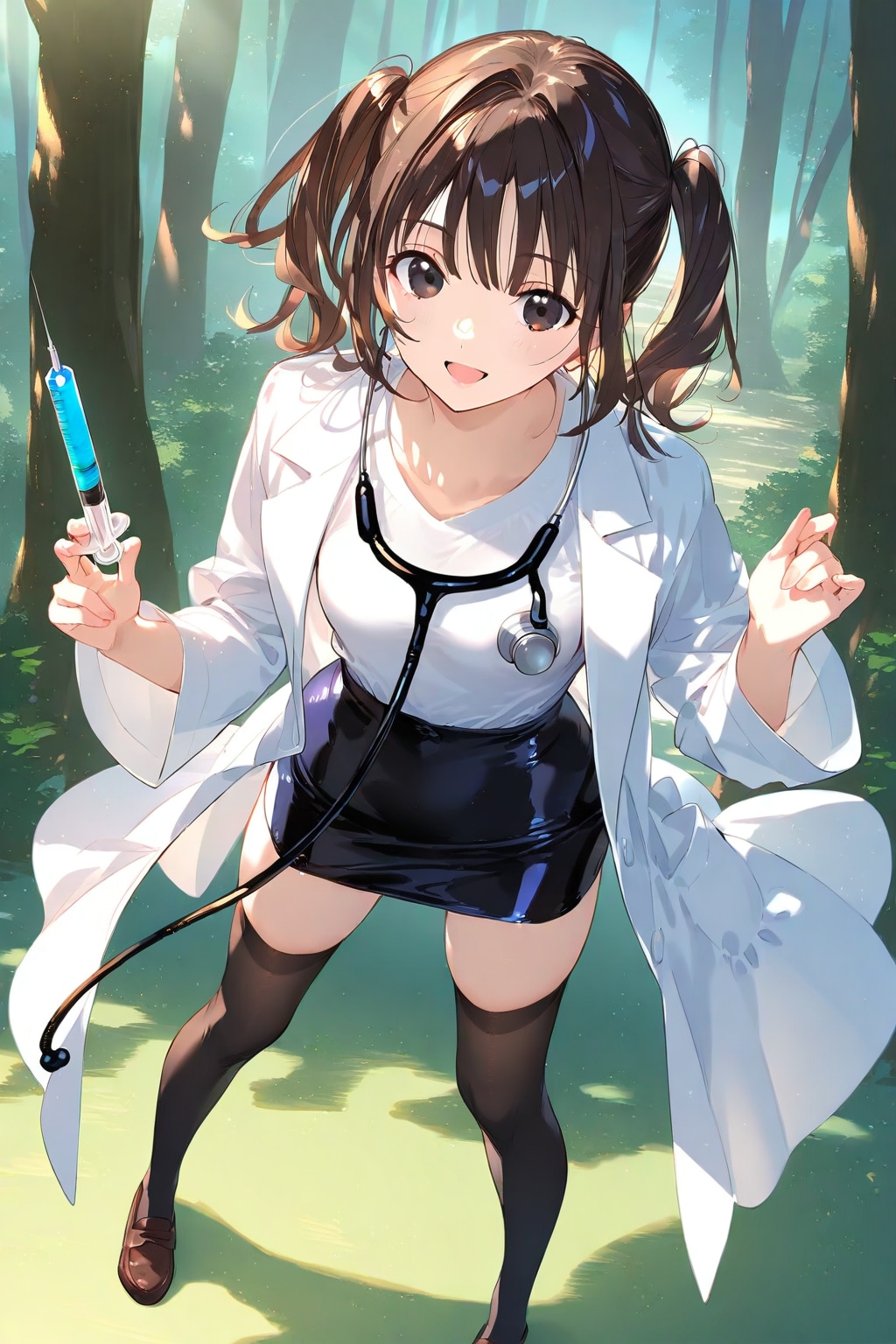 野生の女医が現れた！