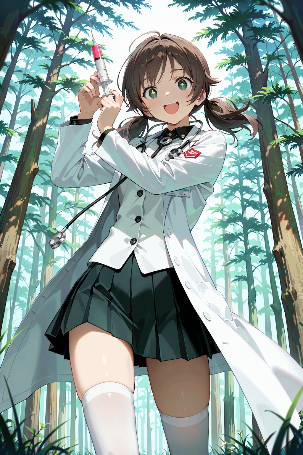 野生の女医が現れた！