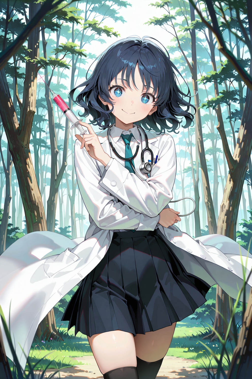 野生の女医が現れた！