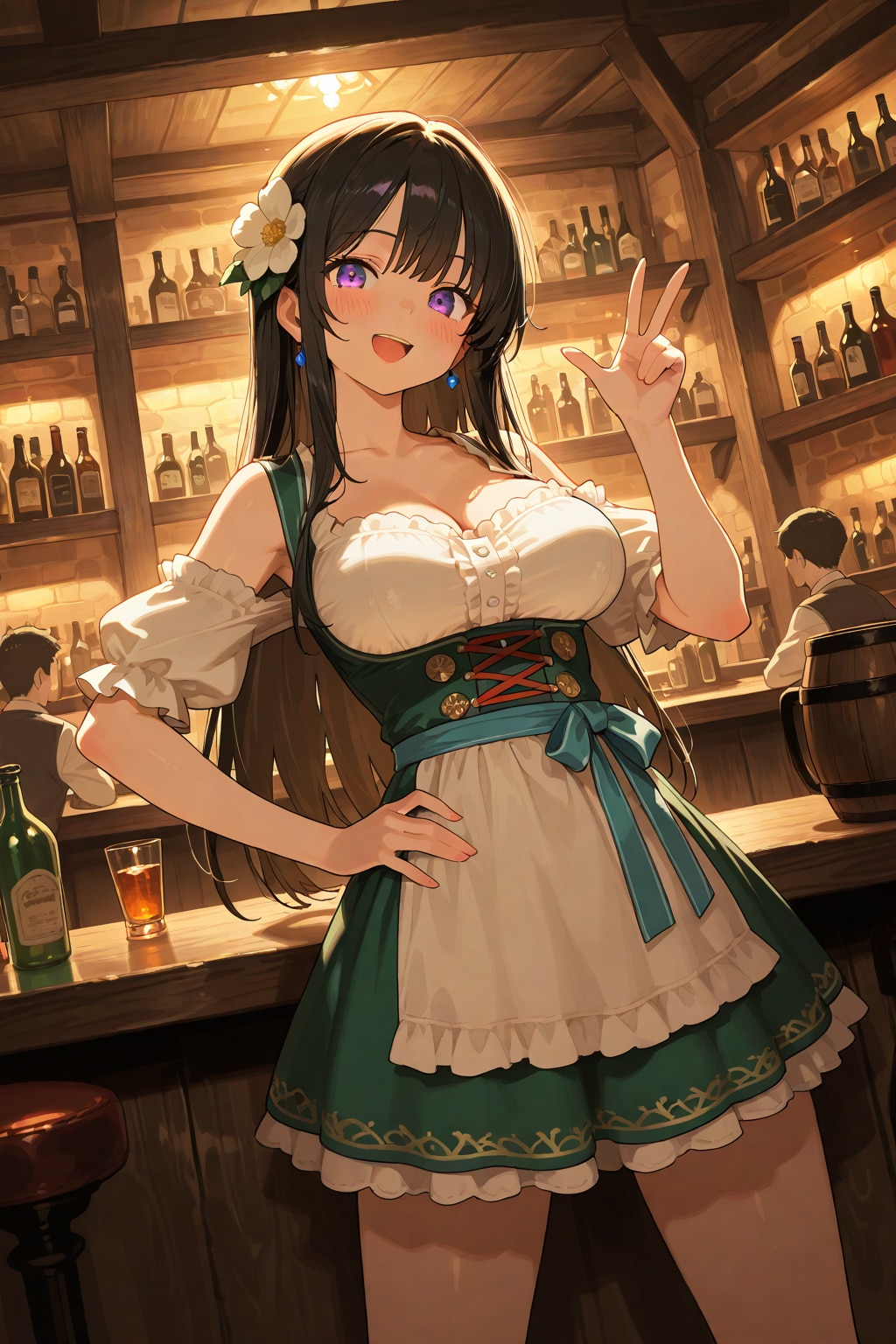 酒場の看板姫様