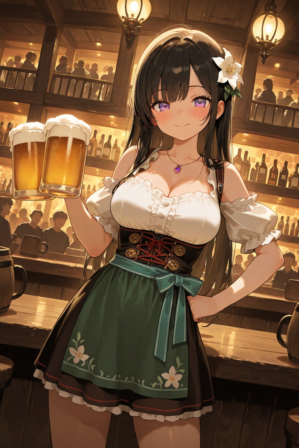 酒場の看板姫様