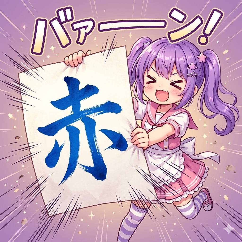 赤と青