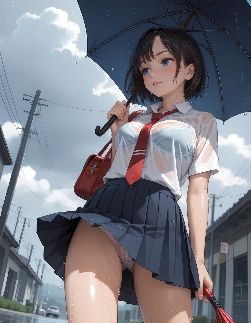 梅雨の時期は傘を忘れずに