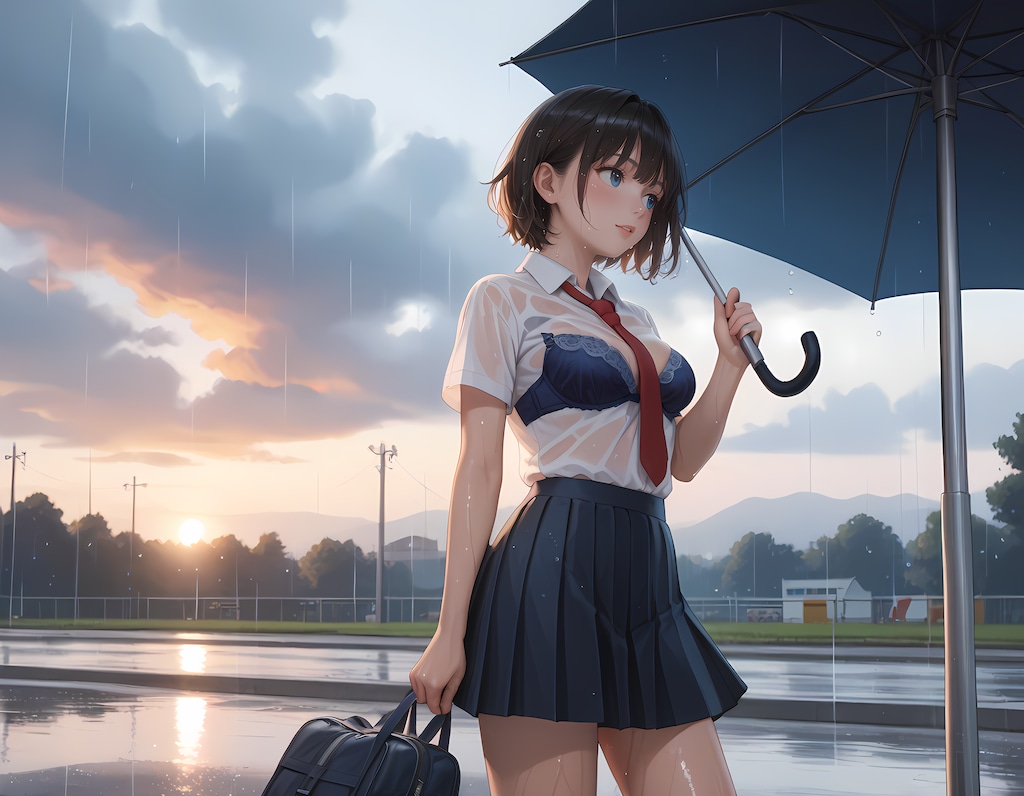 梅雨の時期は傘を忘れずに