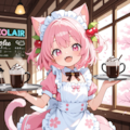 ピンクメイドねこちゃん！！ 4枚目