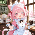 ピンクメイドねこちゃん！！ 5枚目