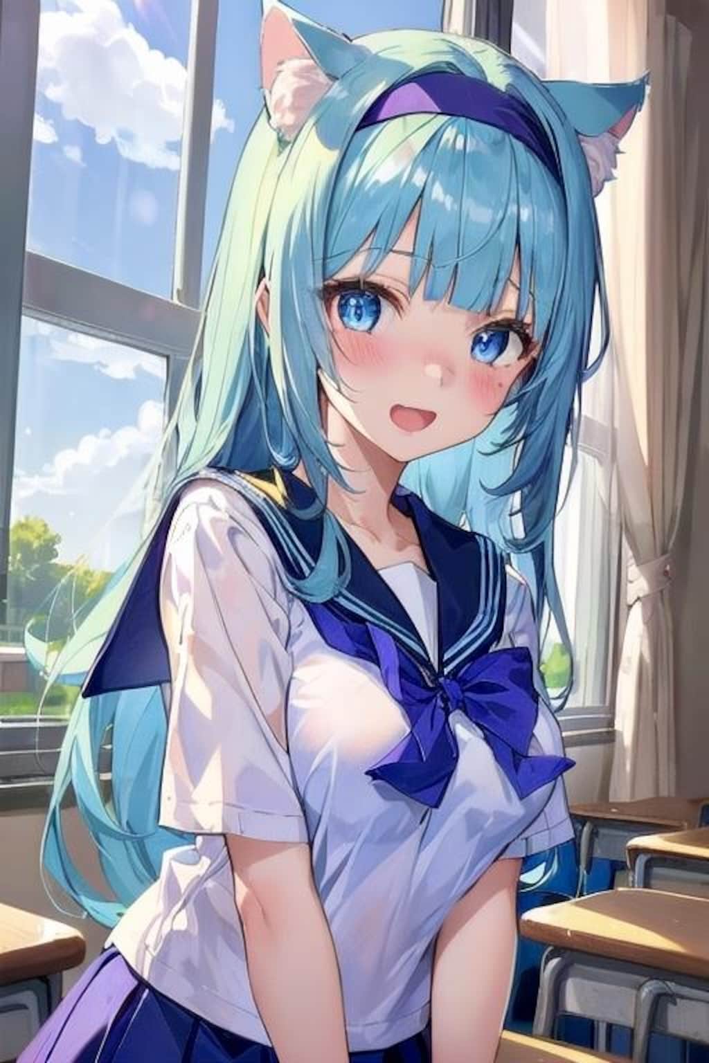 青髪ちゃんとの未来予想図