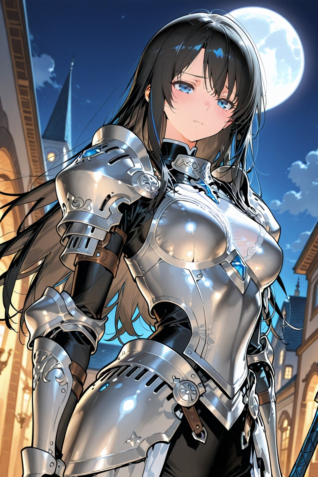 中世ヨーロッパの街を歩く葵さん | の人気AIイラスト・グラビア