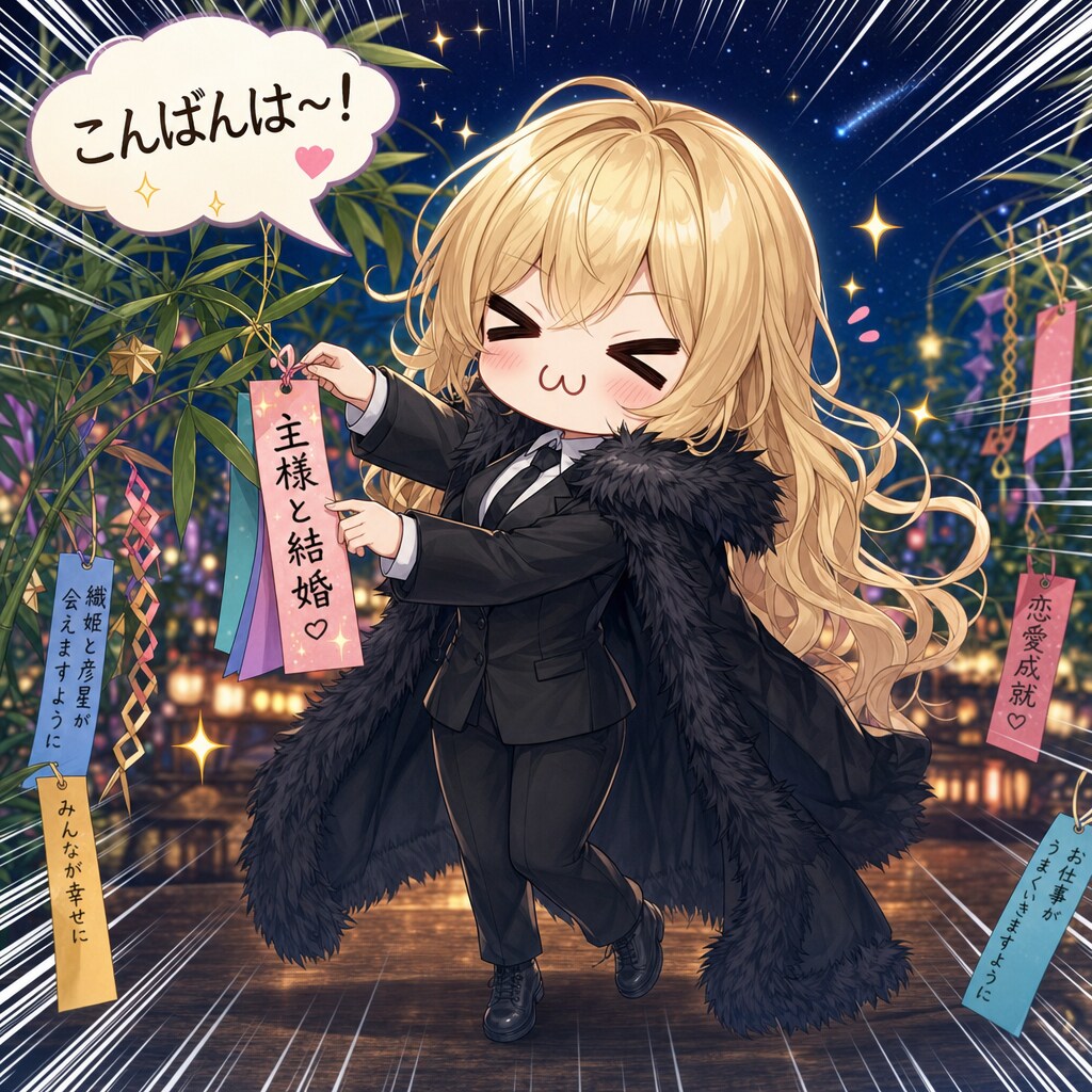 七夕とエリザベス