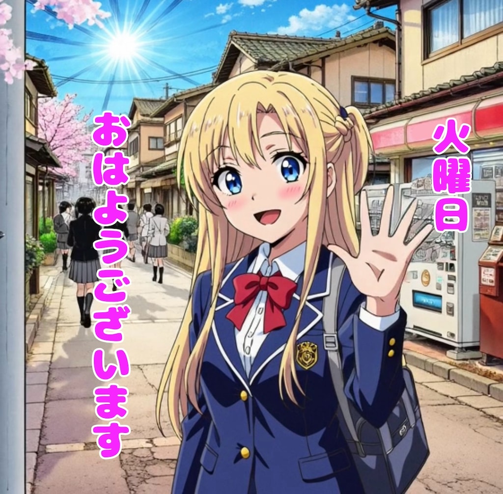 火曜日　おはようございます