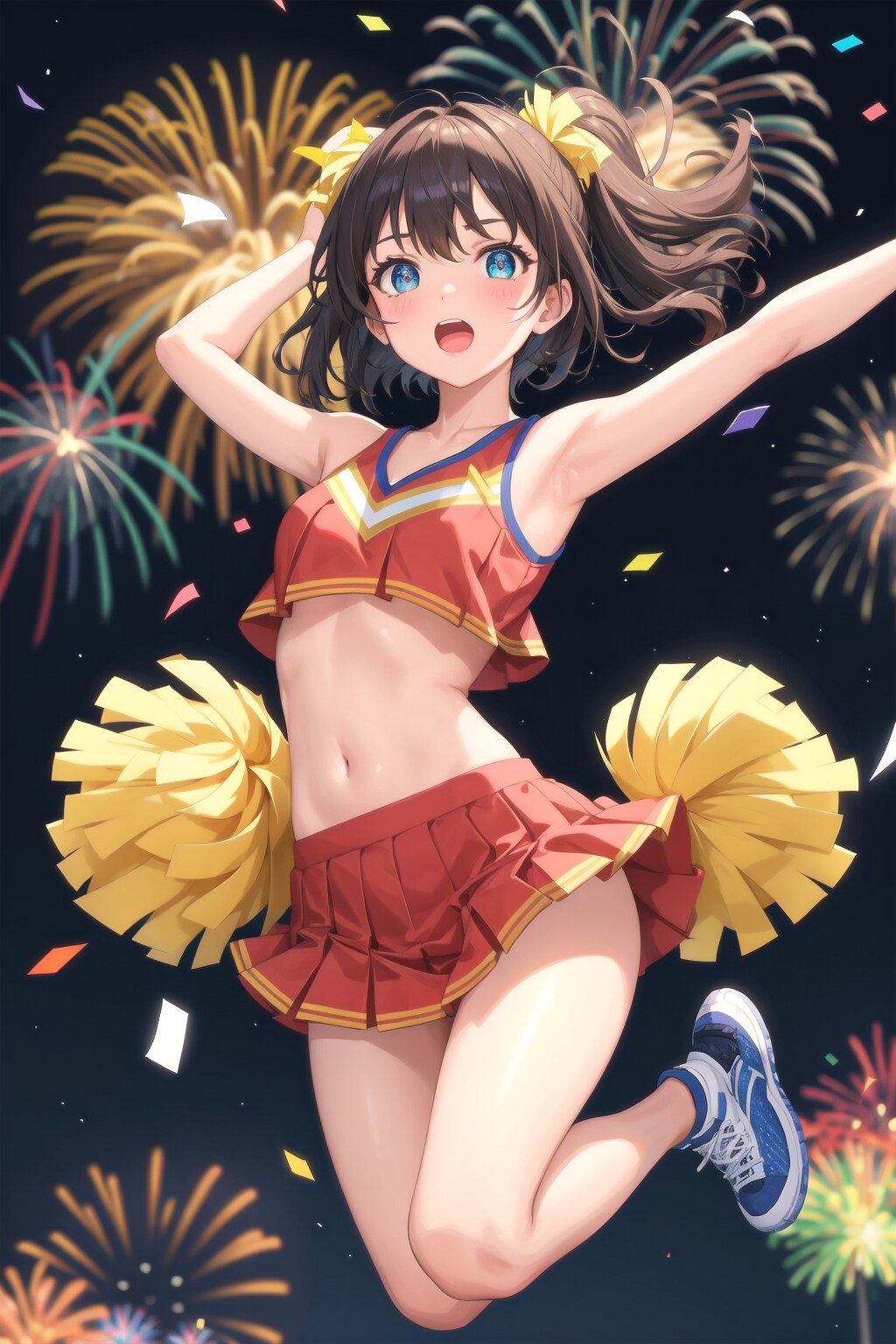 美少女チアガール | の人気AIイラスト・グラビア