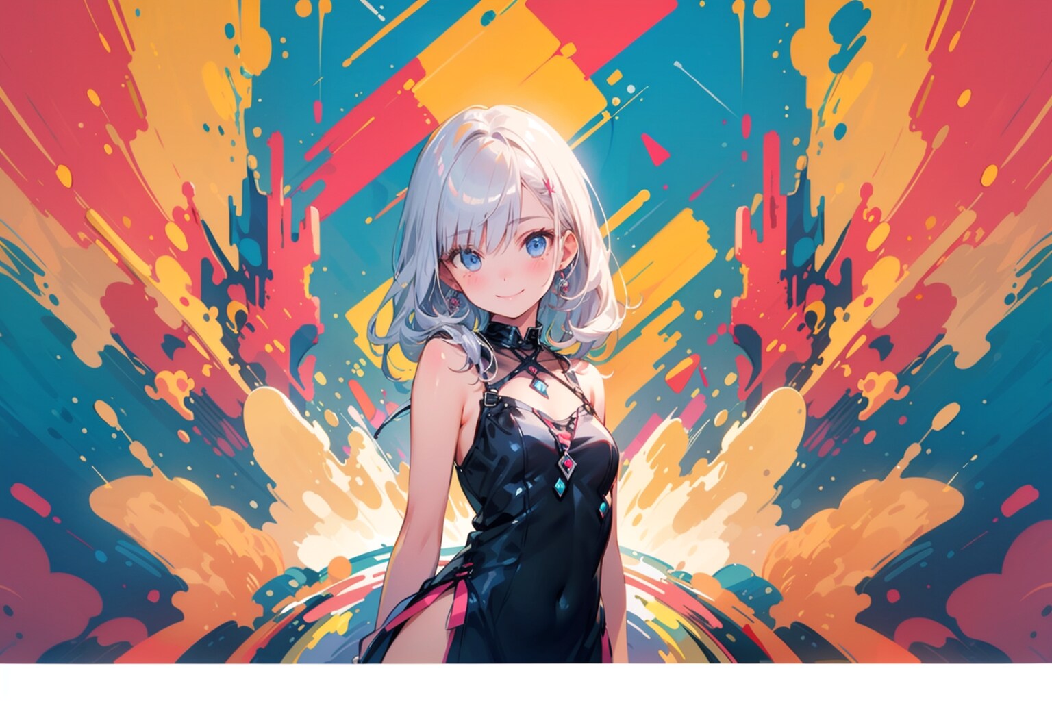 AI抽象画投稿企画
