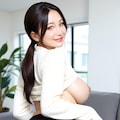 友人のシンママに誘惑され、ダメだと思うのについ見てしまう 3枚目