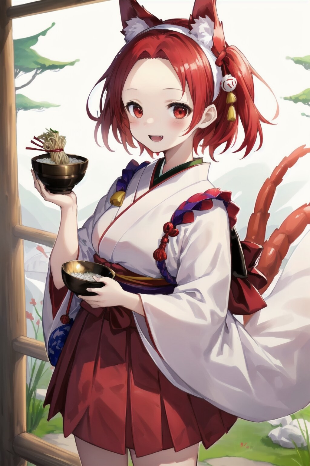 蕎麦もたせてみた