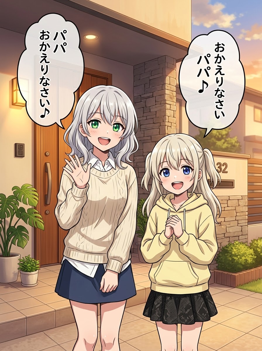 パパ おかえりなさい♪ | の人気AIイラスト・グラビア