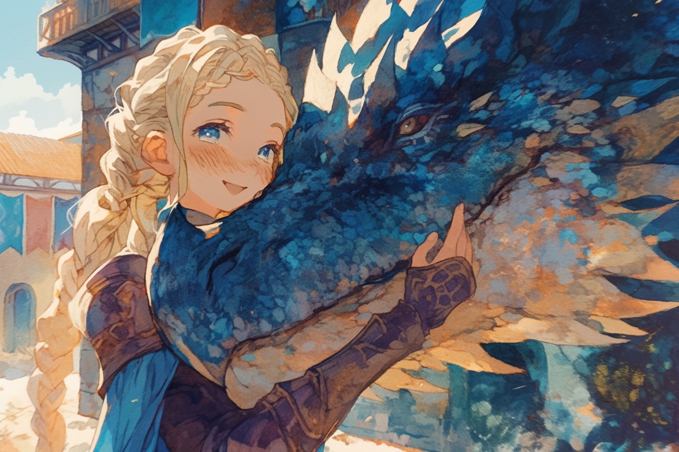 ドラゴンと少女（竜騎士）178 | の人気AIイラスト・グラビア