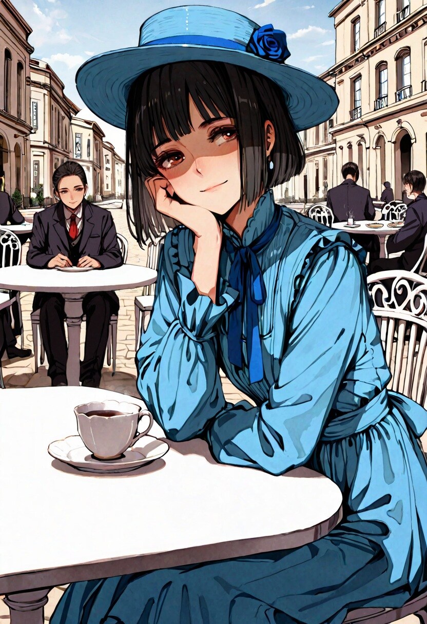 さうして、あなたを待つてゐるうちに珈琲はすつかり冷めてしまつた。