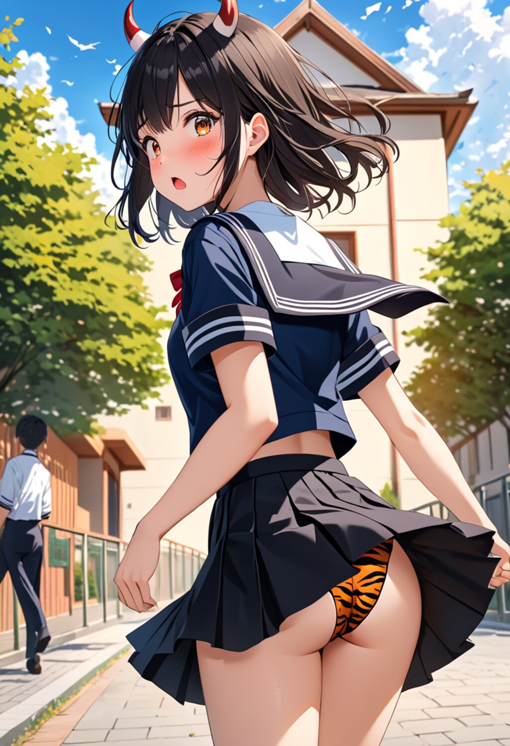 制服ＪＫ #94　鬼？