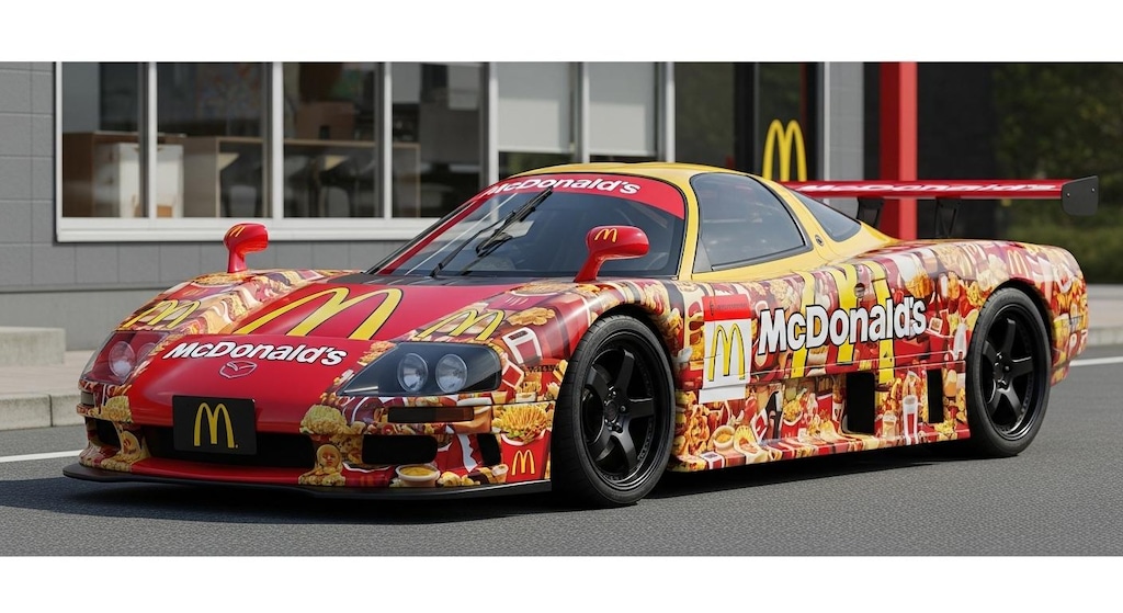 マクドナルド787Bレーシングカー