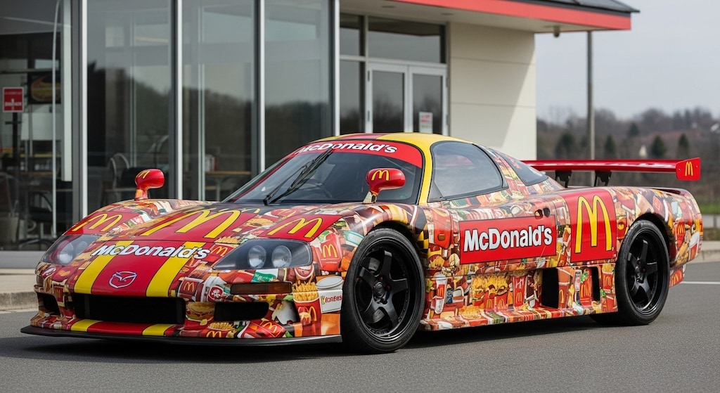 マクドナルド787Bレーシングカー