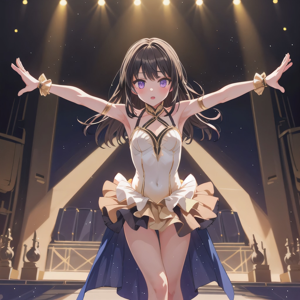 黒髪ロングで演劇の少女３５