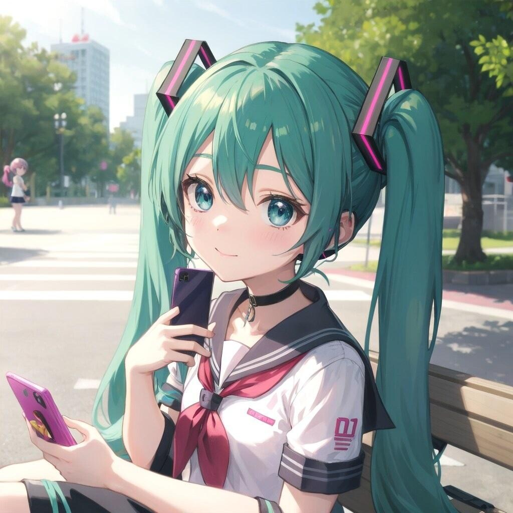 V4B 初音ミク、チョーカー出るかテスト