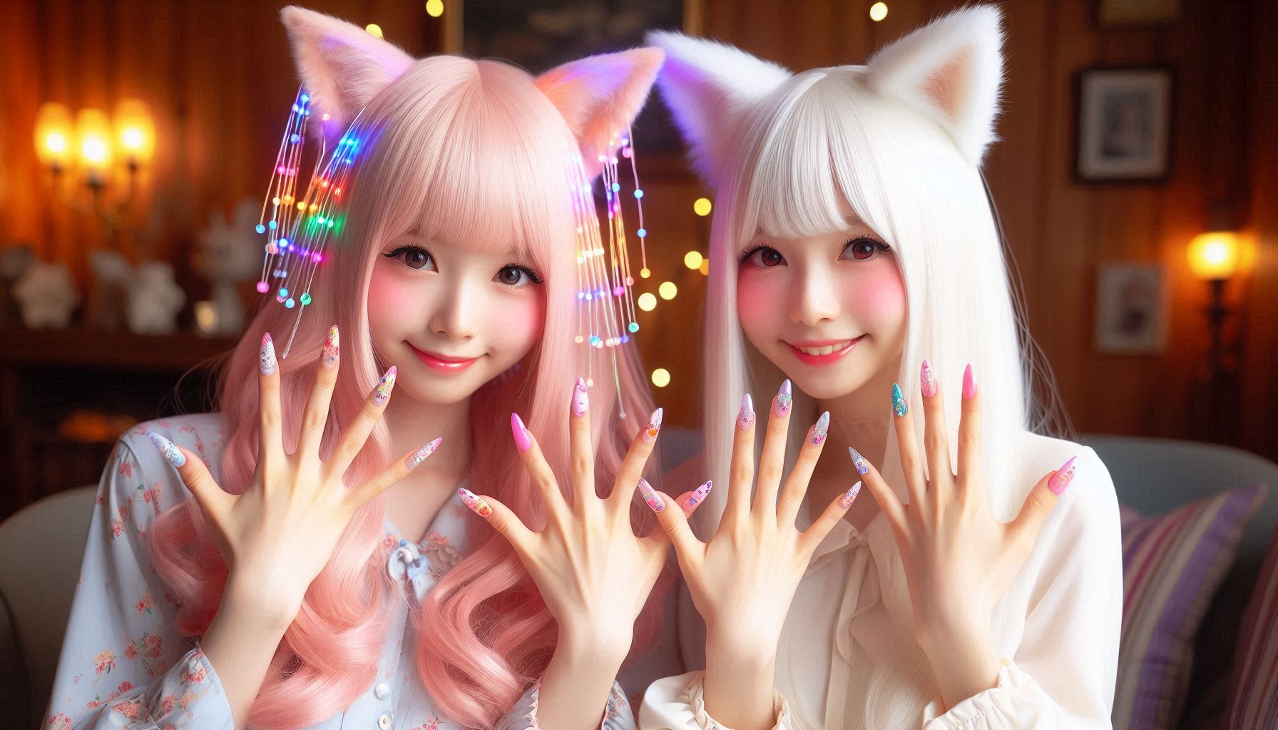 ネイル女子の日 | の人気AIイラスト・グラビア