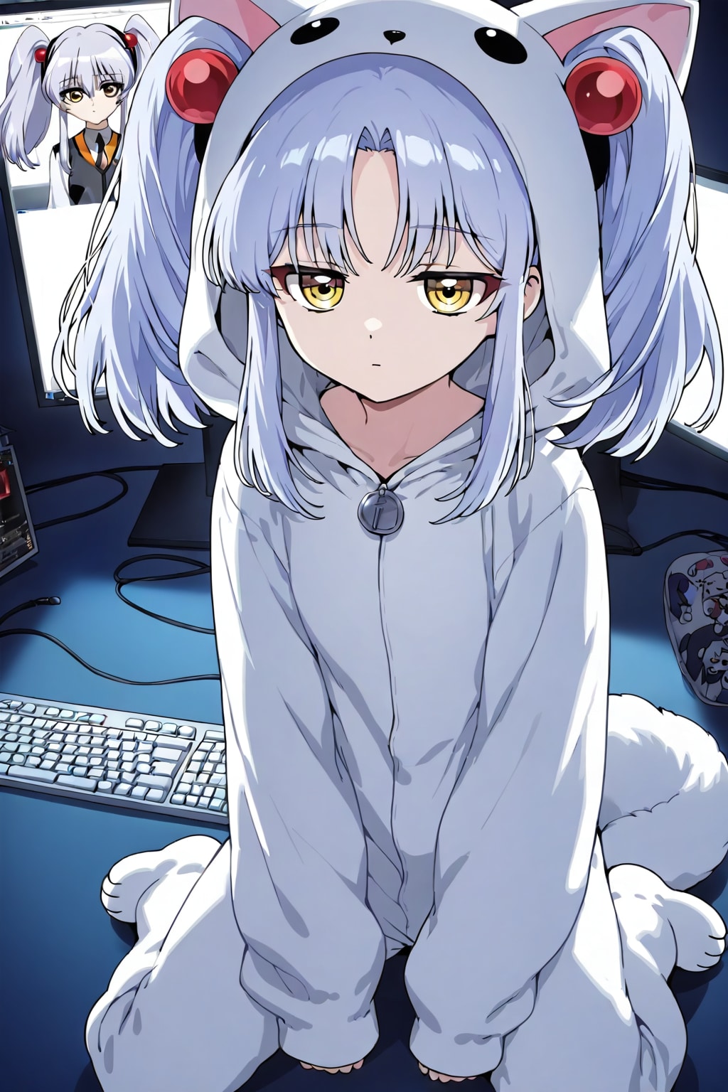 にゃー（無表情）