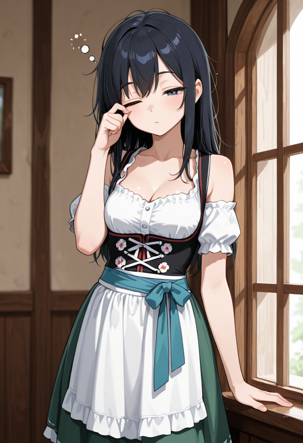 朝の微睡み
