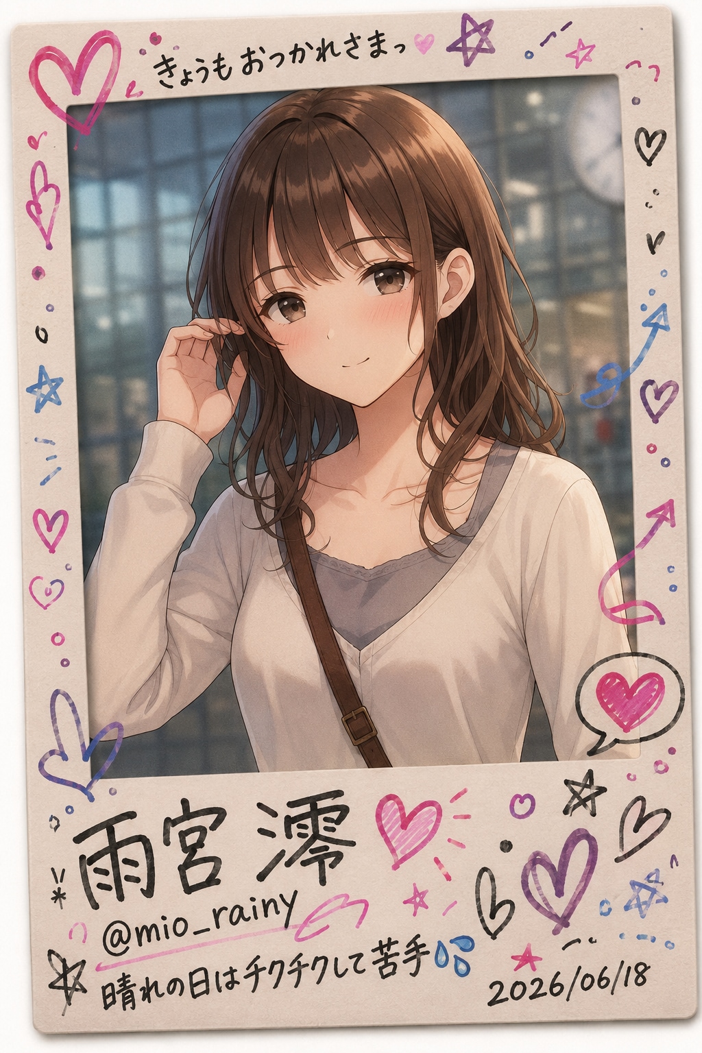 雨宮澪デコフォト