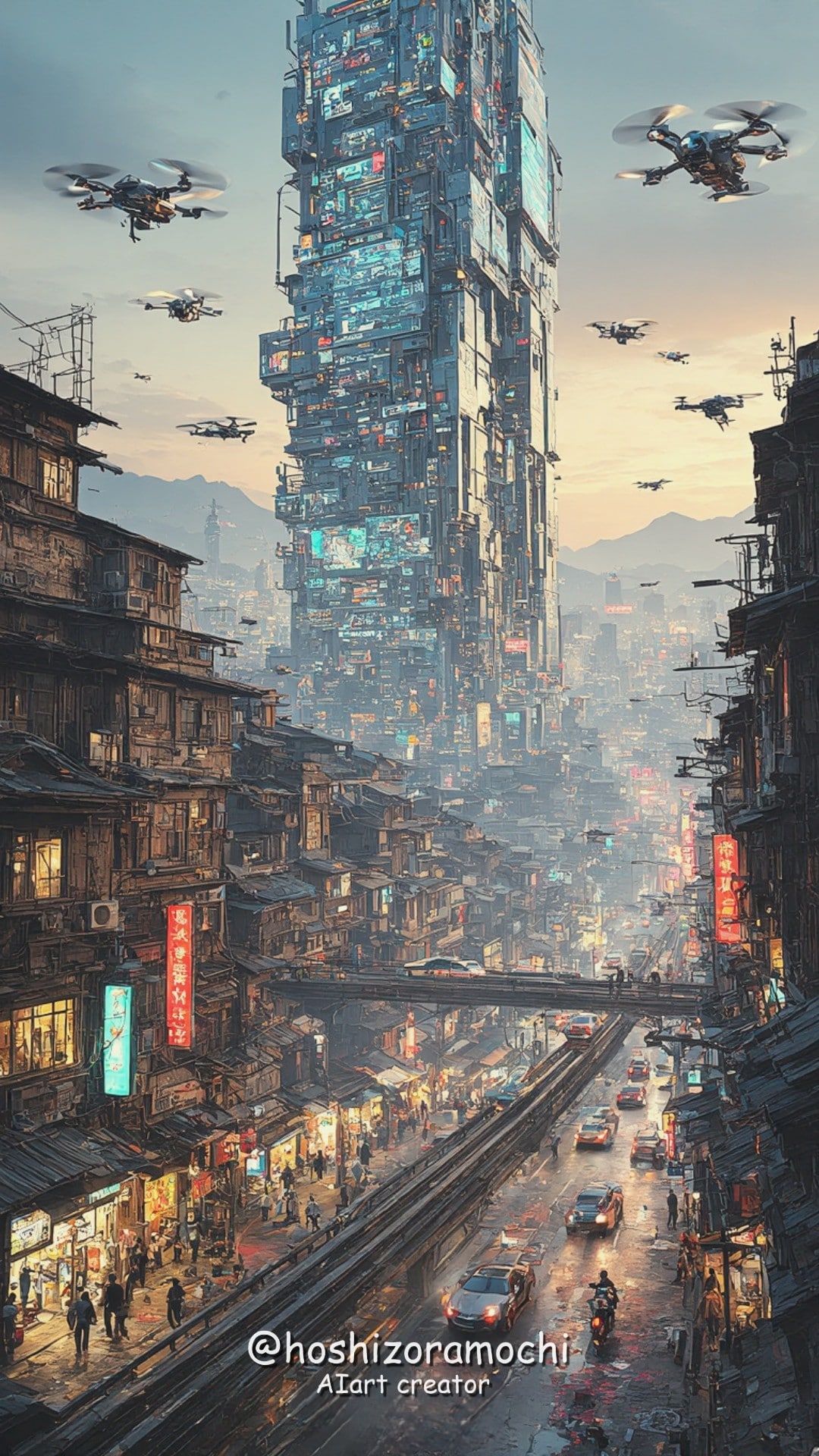 時間都市の夢幻風景：記憶と未来が交差する超現実建築🏙️ | の人気AIイラスト・グラビア