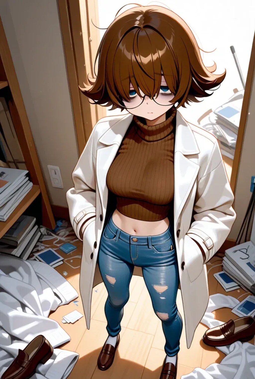 不健康そうな女の子