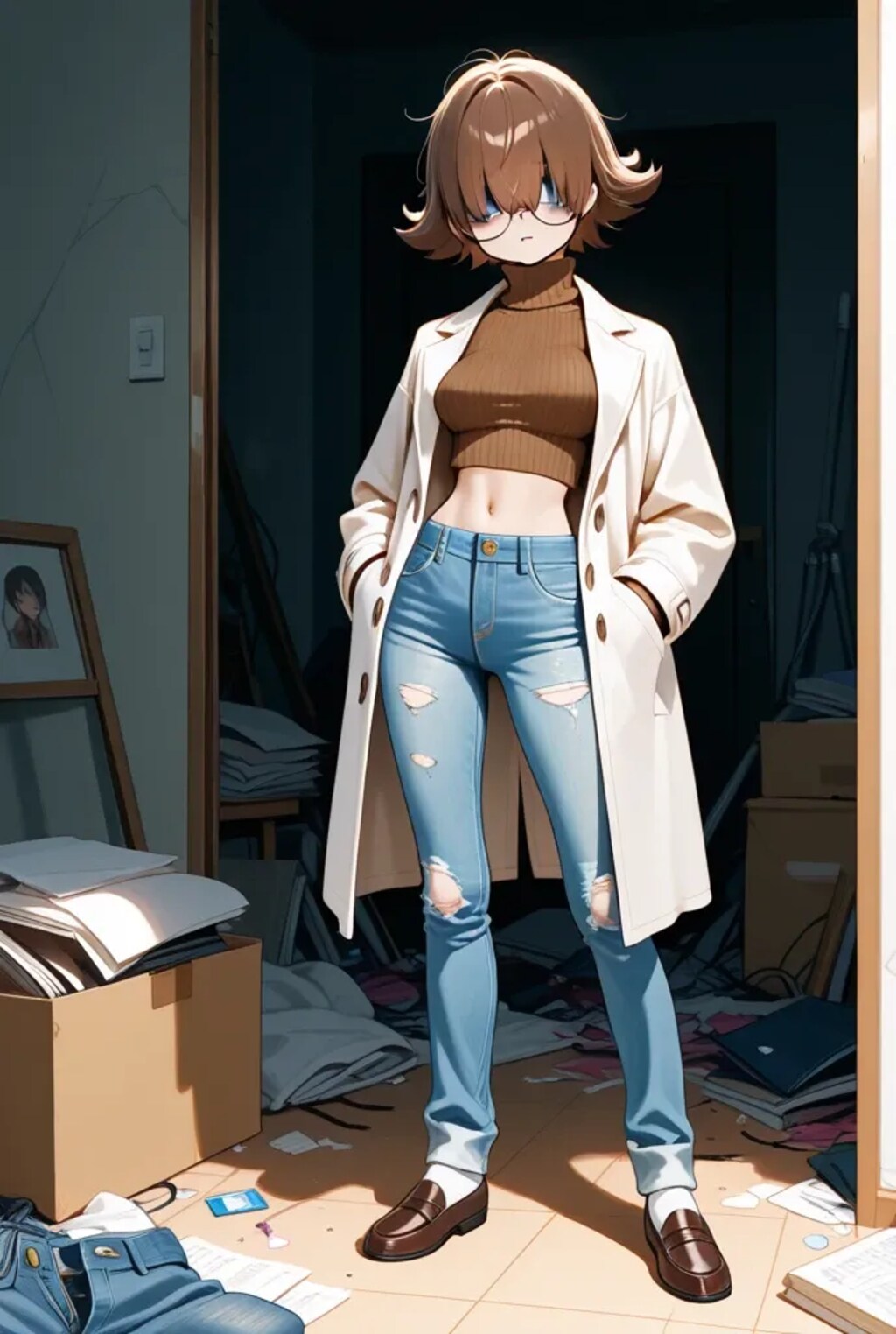 不健康そうな女の子