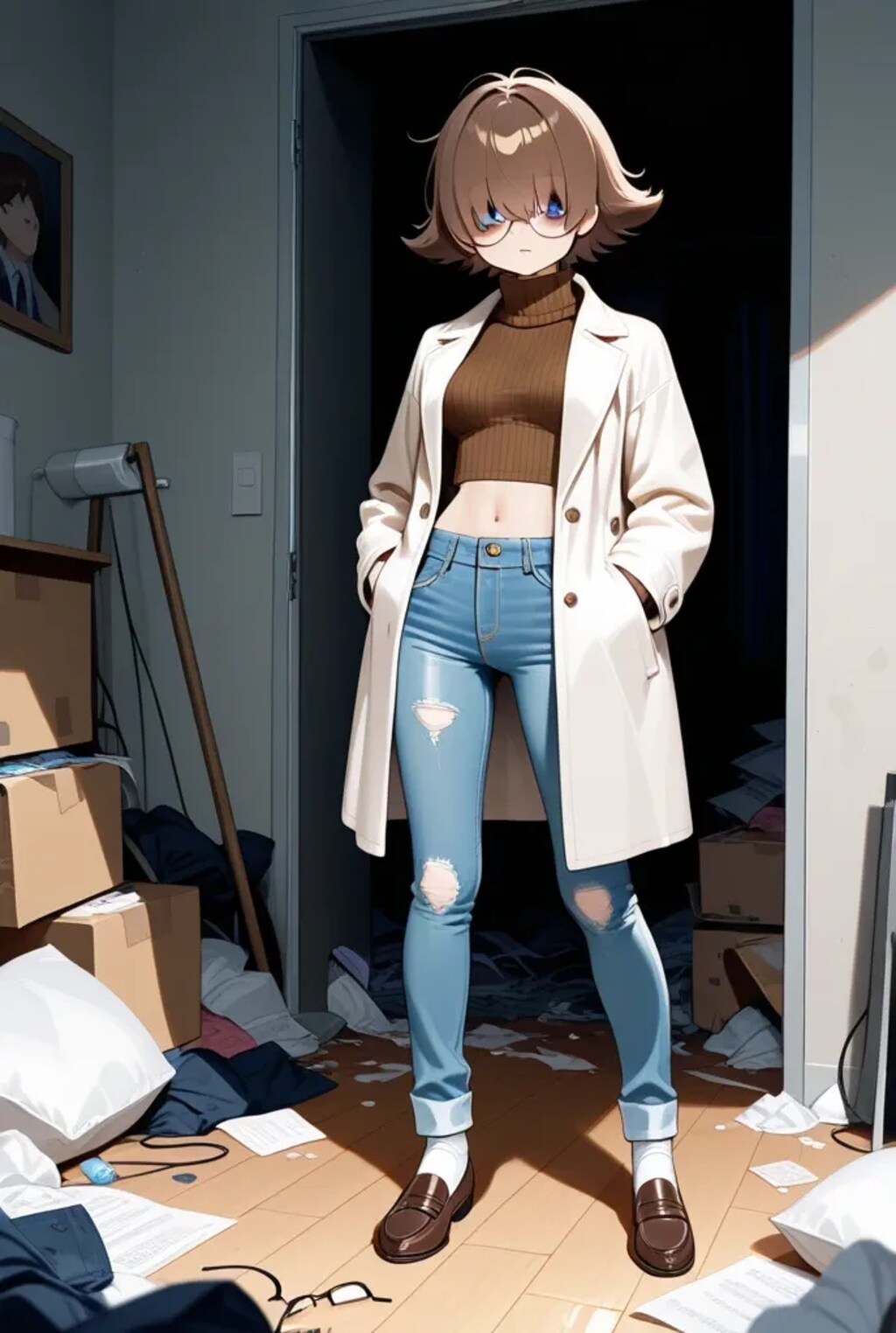 不健康そうな女の子