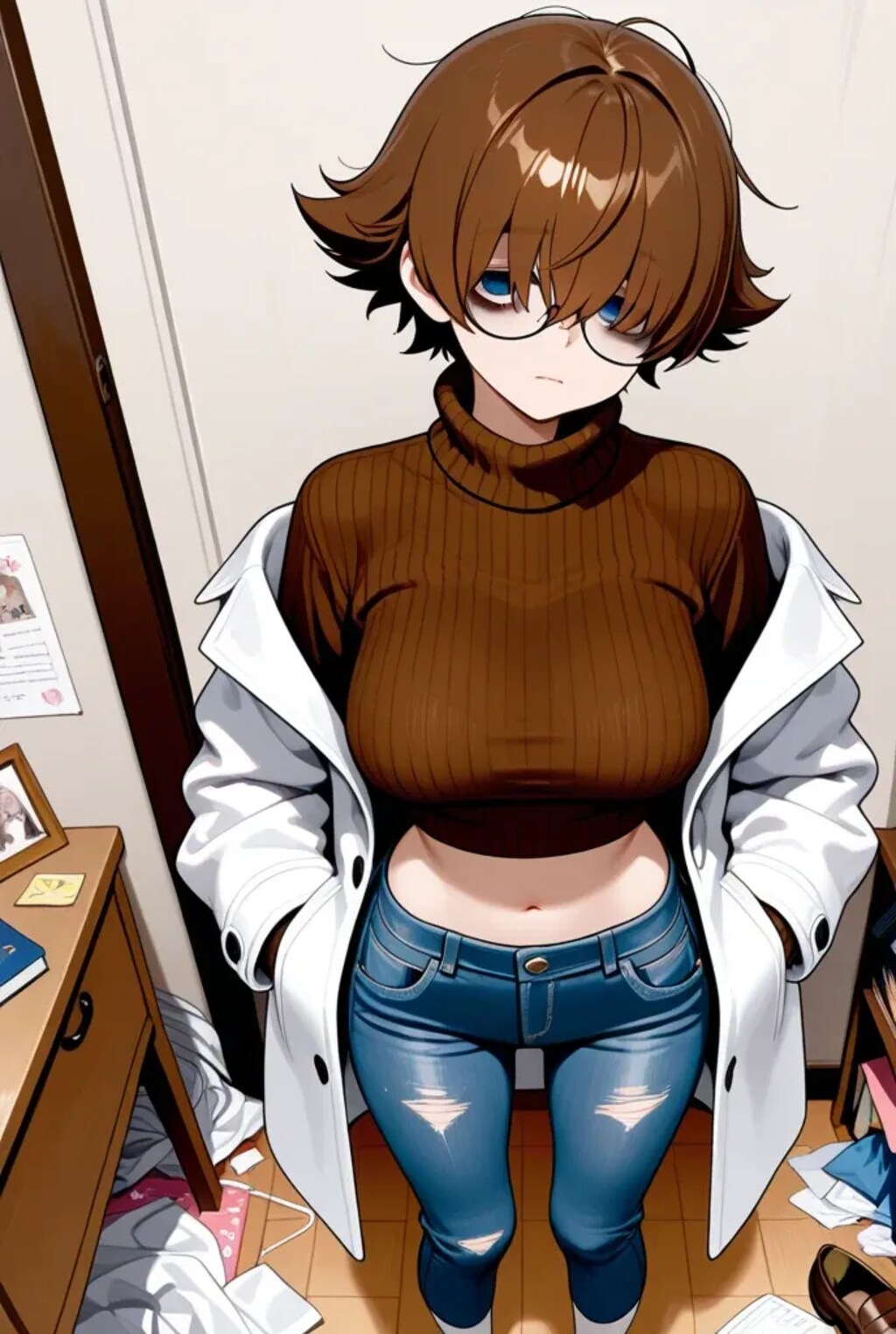 不健康そうな女の子