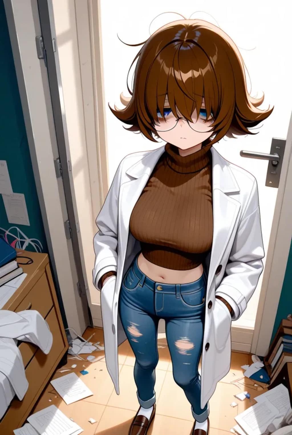 不健康そうな女の子