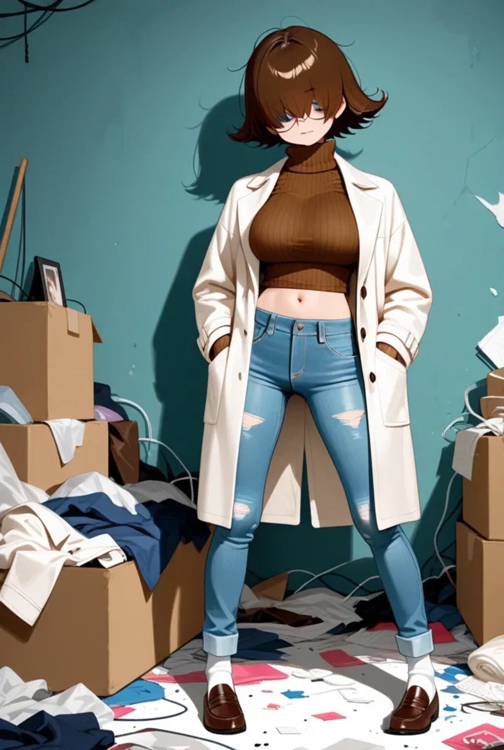 不健康そうな女の子