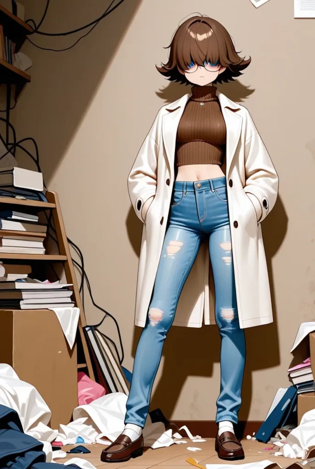 不健康そうな女の子