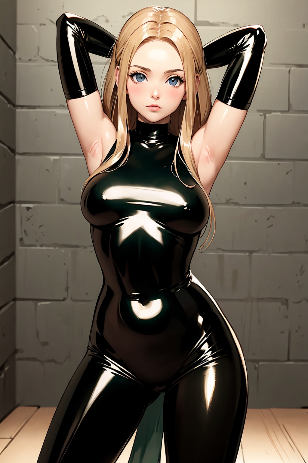 Latex catsuit 6★