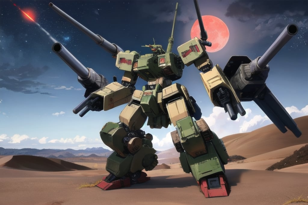 B級プラモボックスアート「極地専用バトルアーマーヒュージ重武装タイプ」