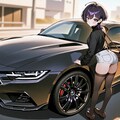 スポーツカーと烏夜ちゃん 2枚目