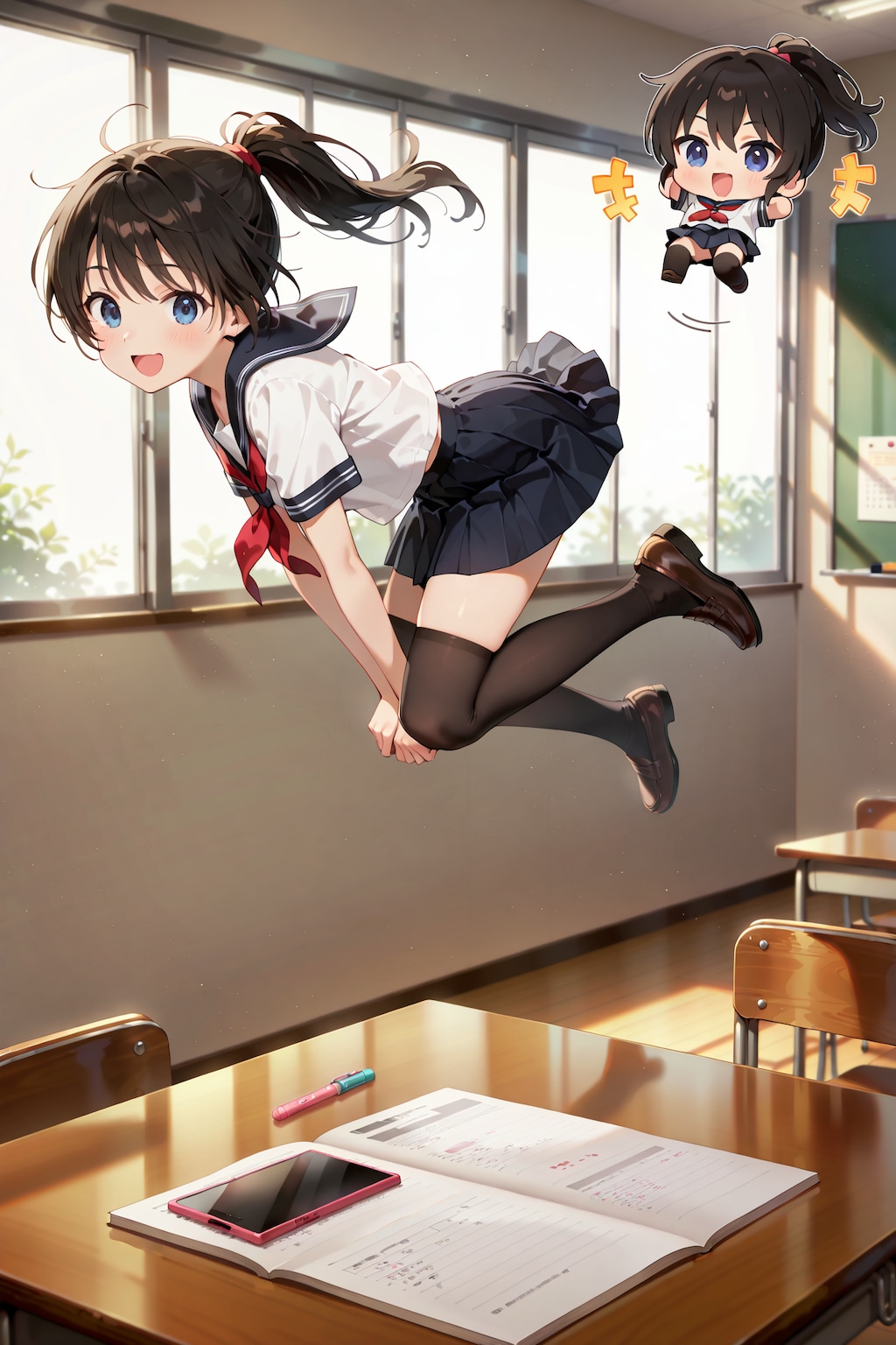 ミニスカでジャンプ YB04