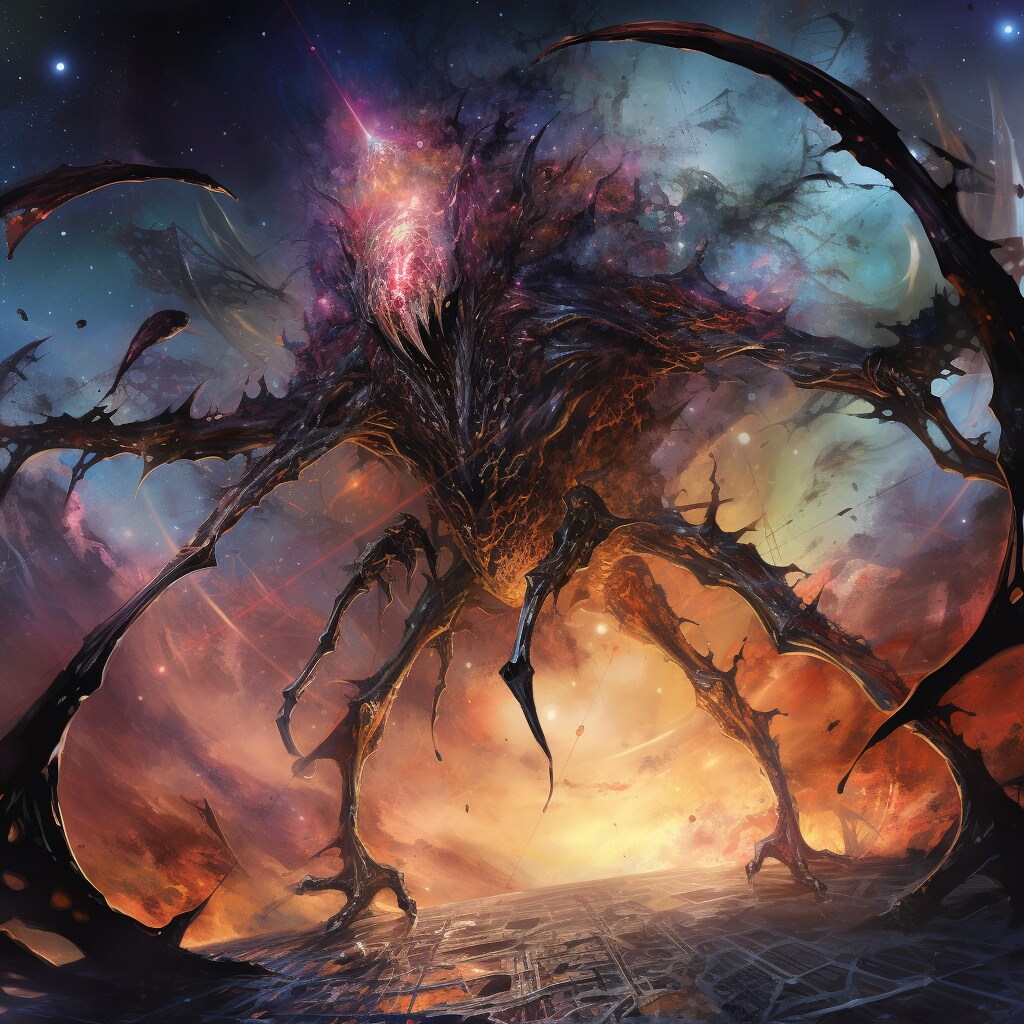 銀河と蜘蛛の巣の竜