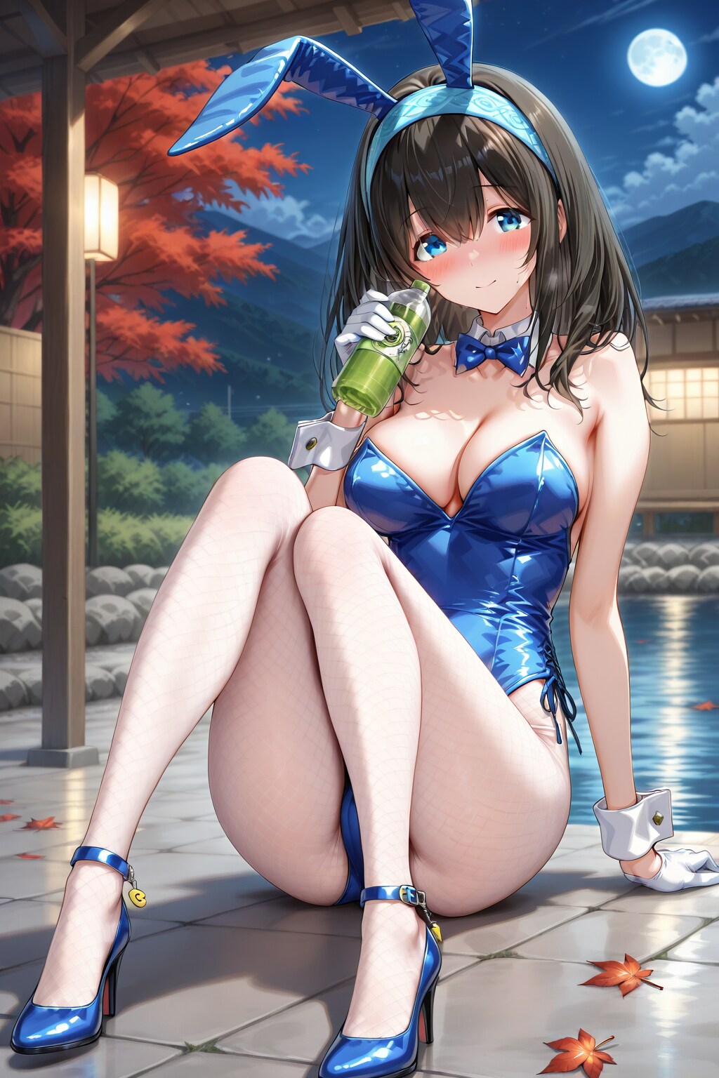 バニーガール衣装のふみふみ